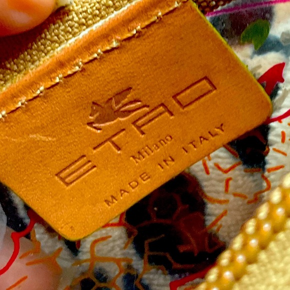 Etro Clear Tote Bag / Notorious Paisley Print W/ Pouch Inside /Made In Italy - Picture 3 of 15